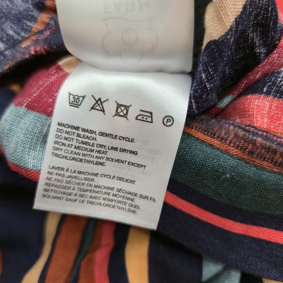 FARM RIO Augustine Striped Wide Leg Linen blend Pants Anthropologie Size XS - Picture 13 of 16